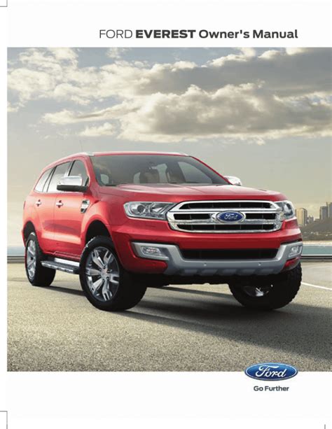 2024 ford everest owners manual.